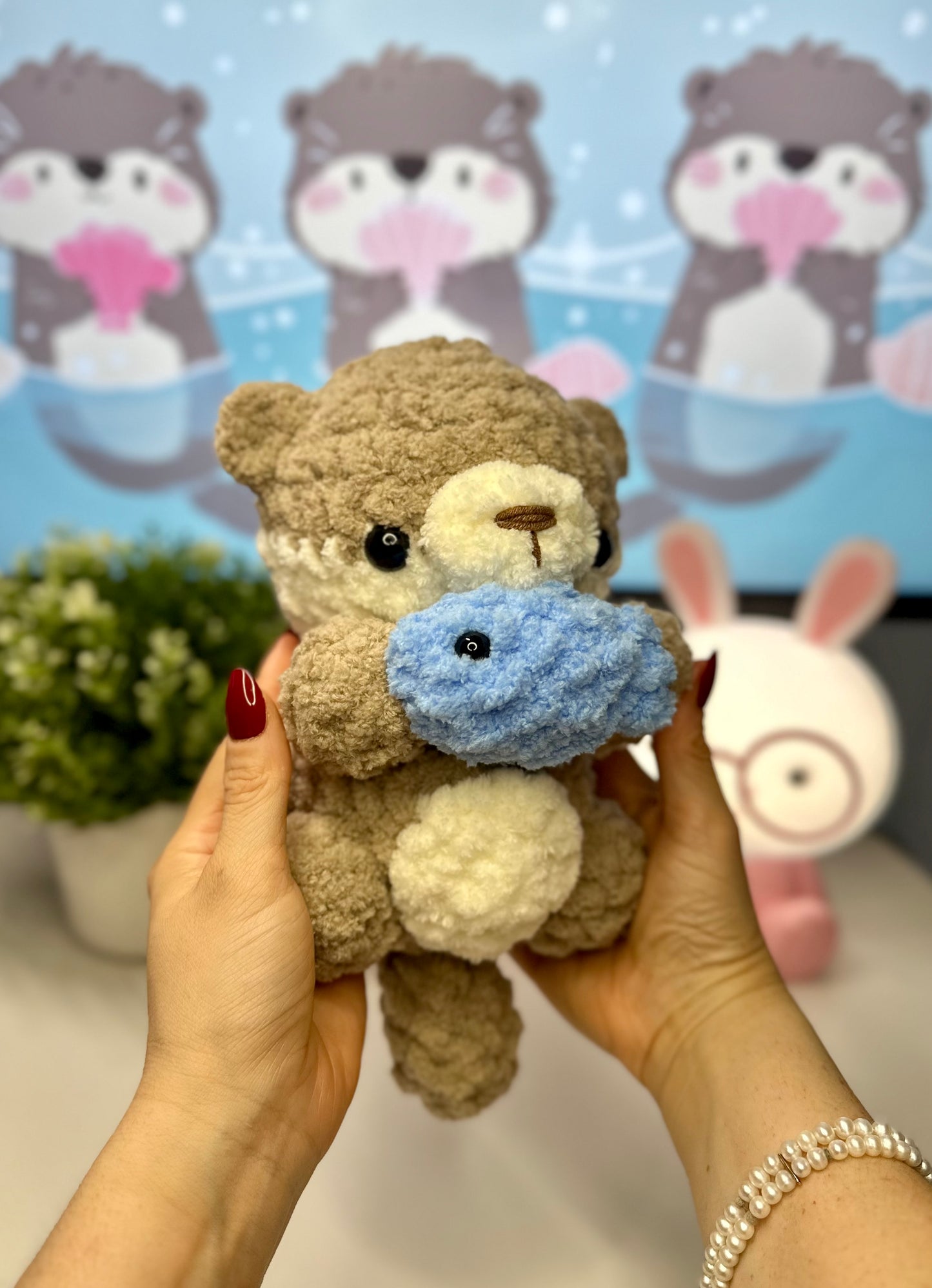 Peluche loutre fluffy 🦦