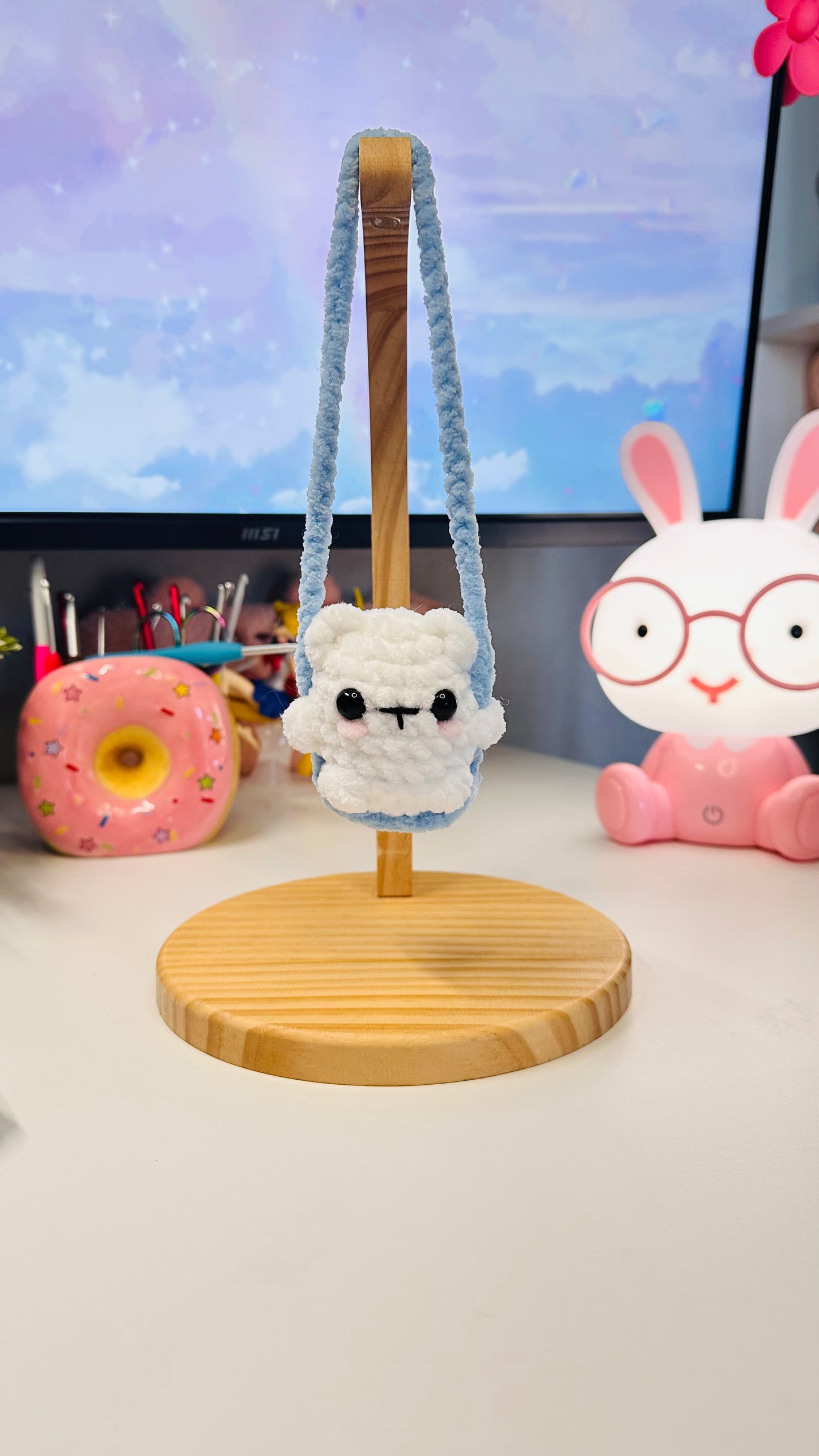 Ours polaire pour rétroviseur 🐻❄️