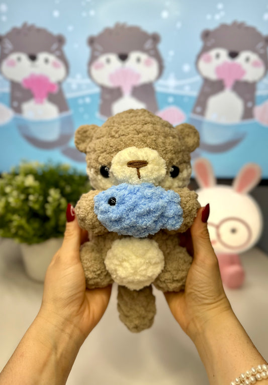 Peluche loutre fluffy 🦦