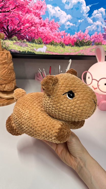 Capybara allongé