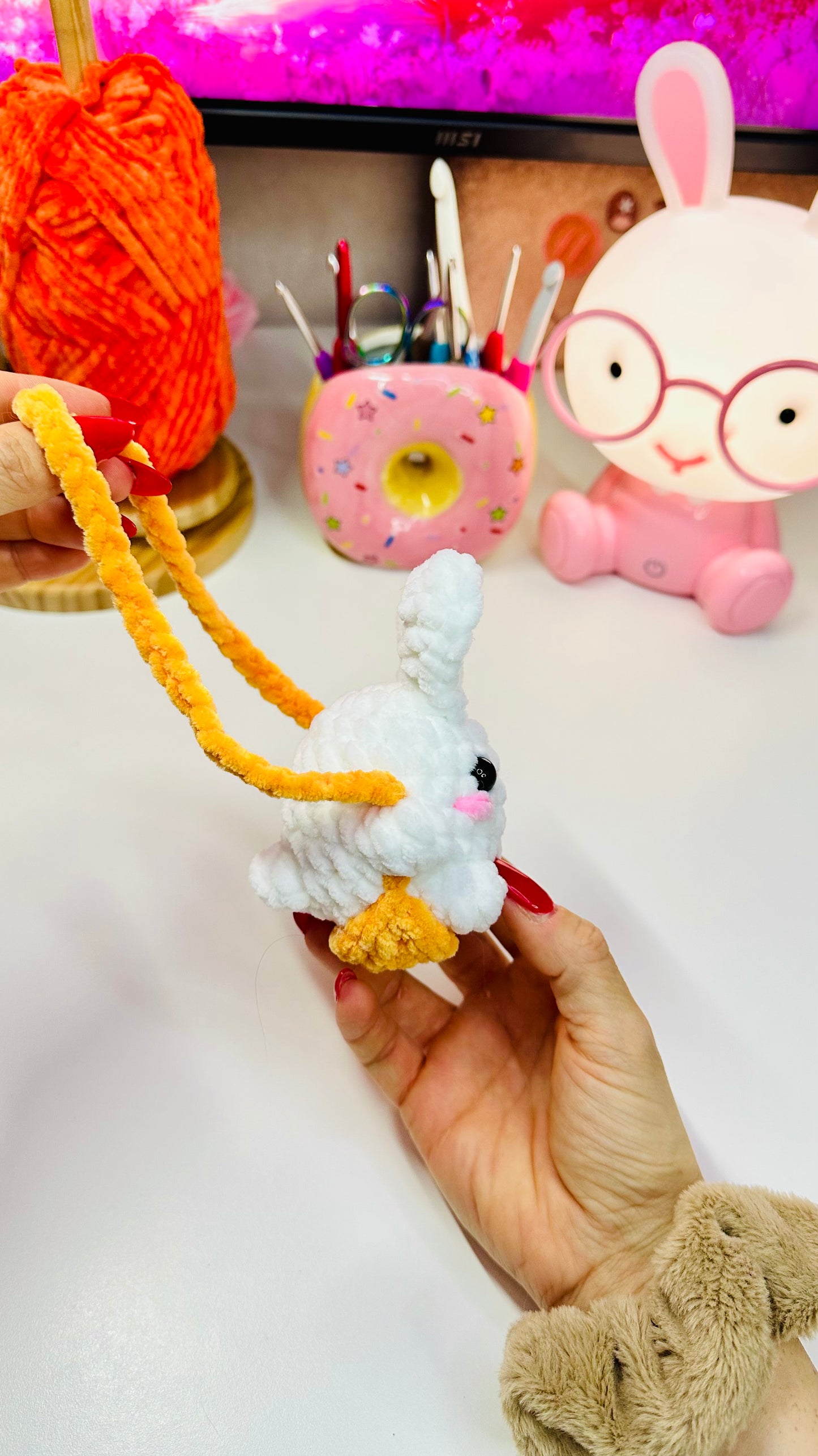 Lapin pour rétroviseur 🐰