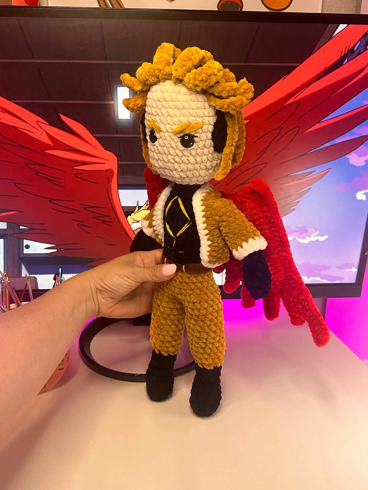 Peluche Hawks pour Nina