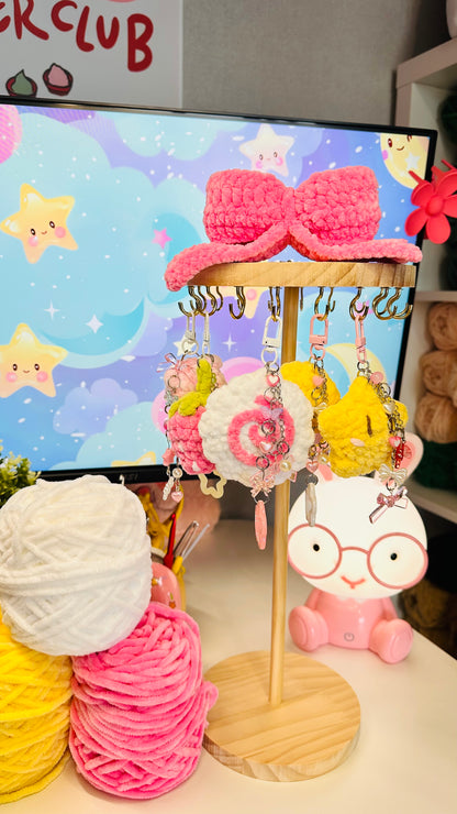 Porte-clef breloques et peluches