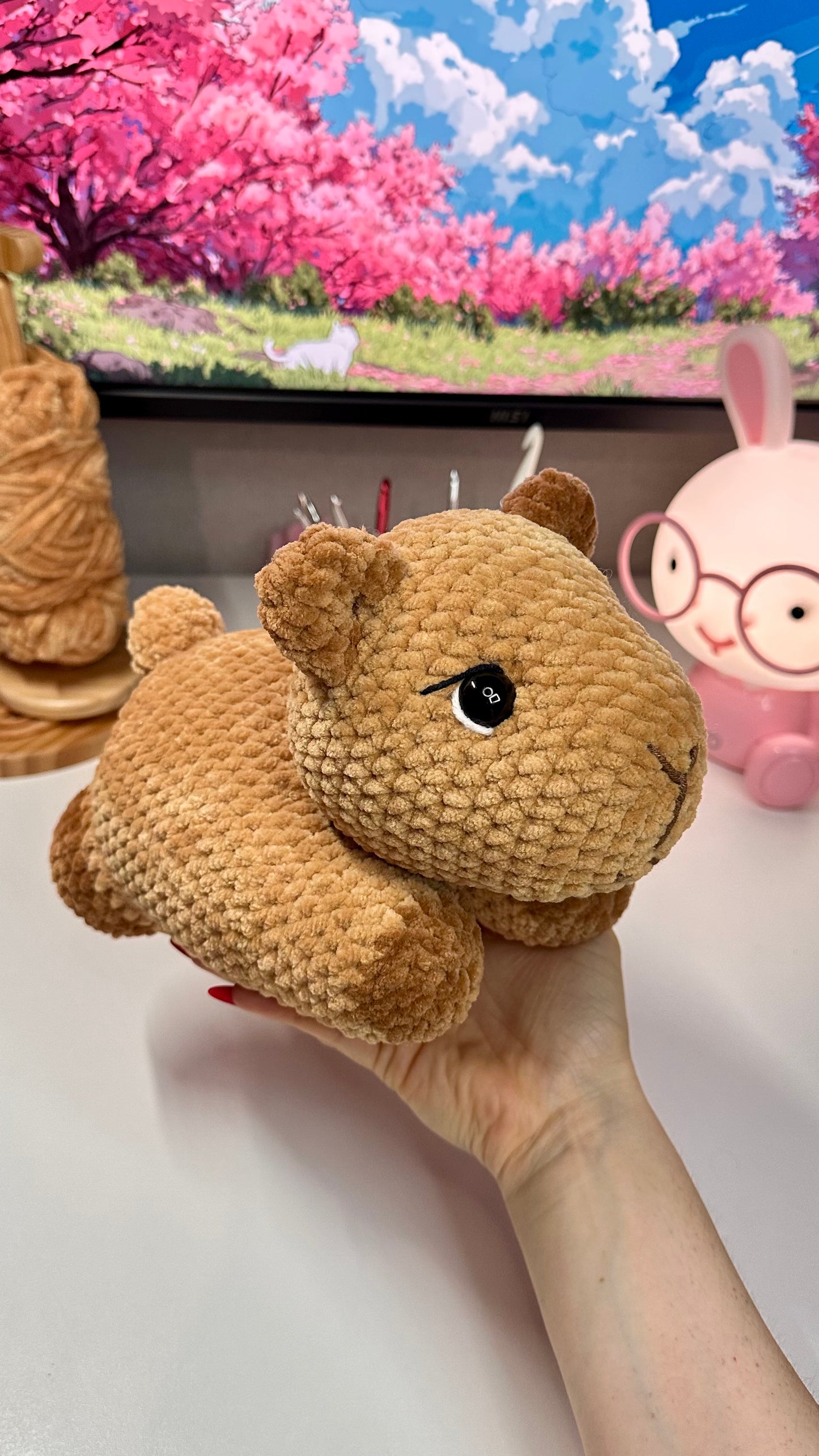 Capybara allongé